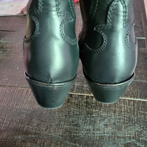 All saints Shira Western Leather Cowboy Boots - Picture 10 of 11